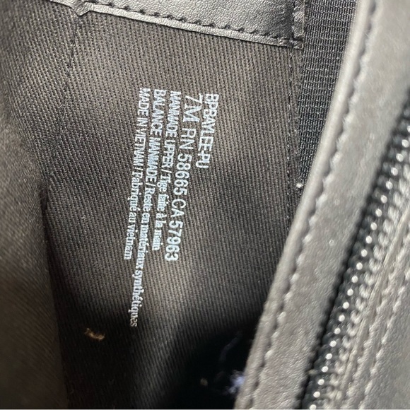 New! BP Baylee Black Faux Leather Bootie 7M - Picture 11 of 14